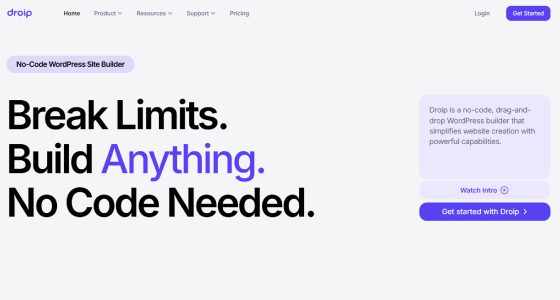 Droip – All-in-one No-Code Builder